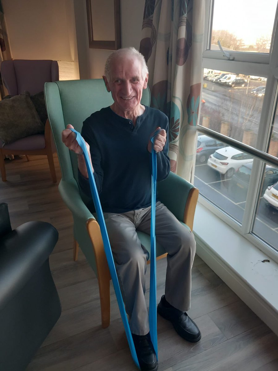 fellingatecare's tweet photo. So much fun at Fellingate! 

#carehome #activities #exercise #gateshead #residents https://t.co/p39uAMEEOP