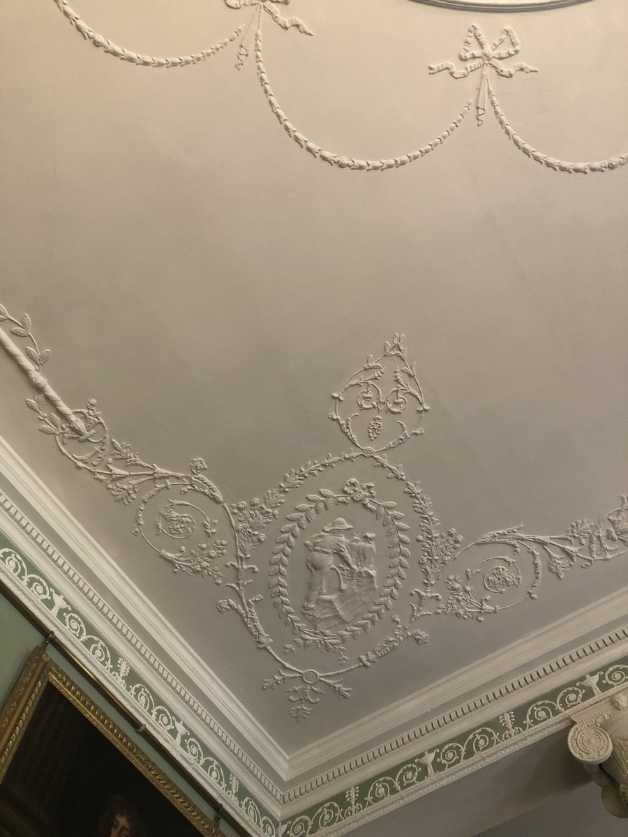 LiJiang02's tweet photo. Went to visit Killerton House this morning and found this special ceiling - it includes four agricultural seasons! https://t.co/btG76WTTH9