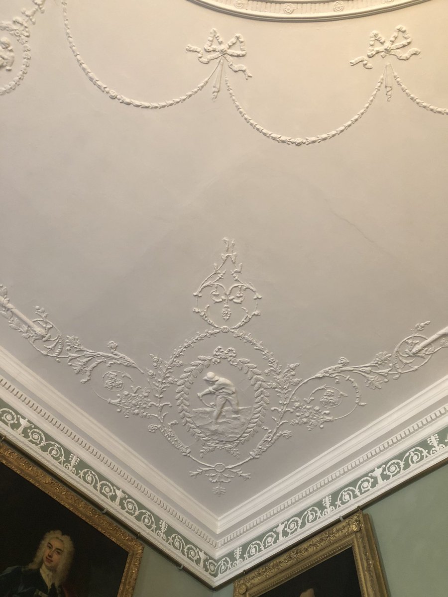 LiJiang02's tweet photo. Went to visit Killerton House this morning and found this special ceiling - it includes four agricultural seasons! https://t.co/btG76WTTH9