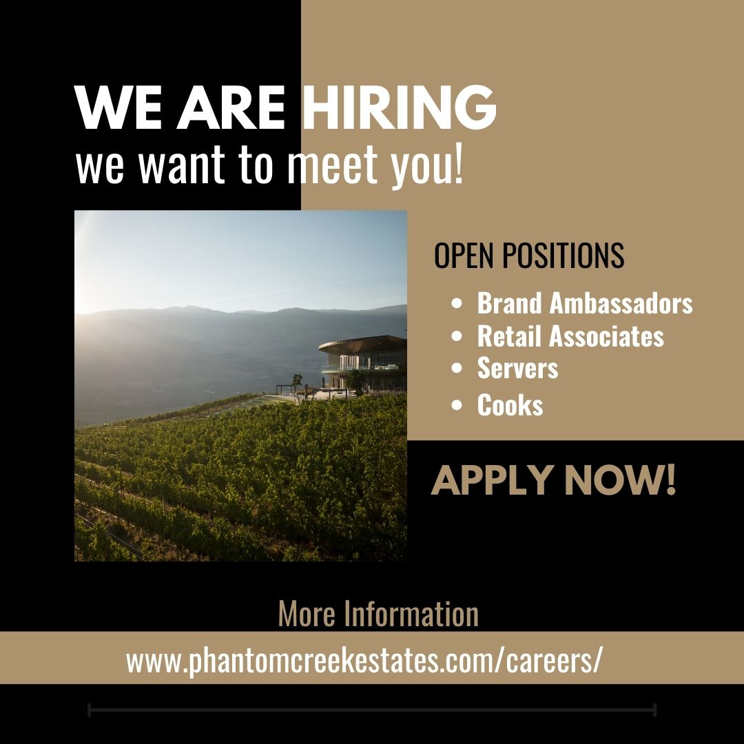 Phantom Creek Estates (@phantomcreekest) on Twitter photo We want to meet you and have you join our team.
We are hiring for several positions at our Phantom Creek Estate.
Please email us at Careers@PhantomCreekEstates.com or visit our website for more details phantomcreekestates.com/careers/. We want to meet you and have you join our team.
We are hiring for several positions at our Phantom Creek Estate.
Please email us at Careers@PhantomCreekEstates.com or visit our website for more details phantomcreekestates.com/careers/.