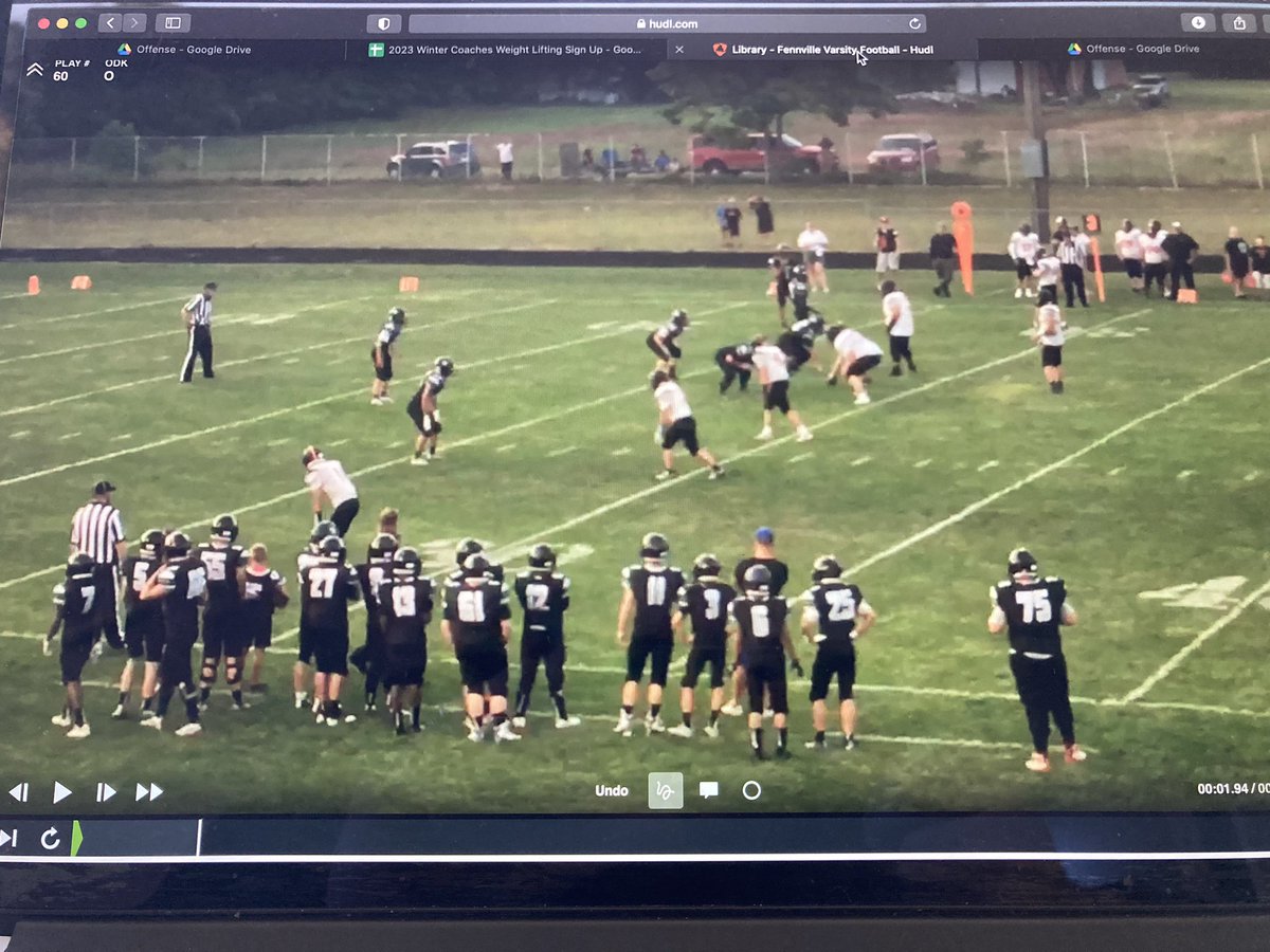 Film study as we prep for next season! #BlackhawkSTEEL #NobodyCaresWorkHarder