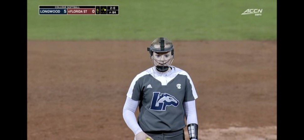 Fantastic college debut for <a href="/MaggieChapin8/">Maggie Chapin</a> vs. #4 Florida State. Kept the Seminoles hitless.  So proud of your performance Maggie!  Keep up the great work!  What a great win for <a href="/LongwoodSB/">Longwood Softball</a> !!