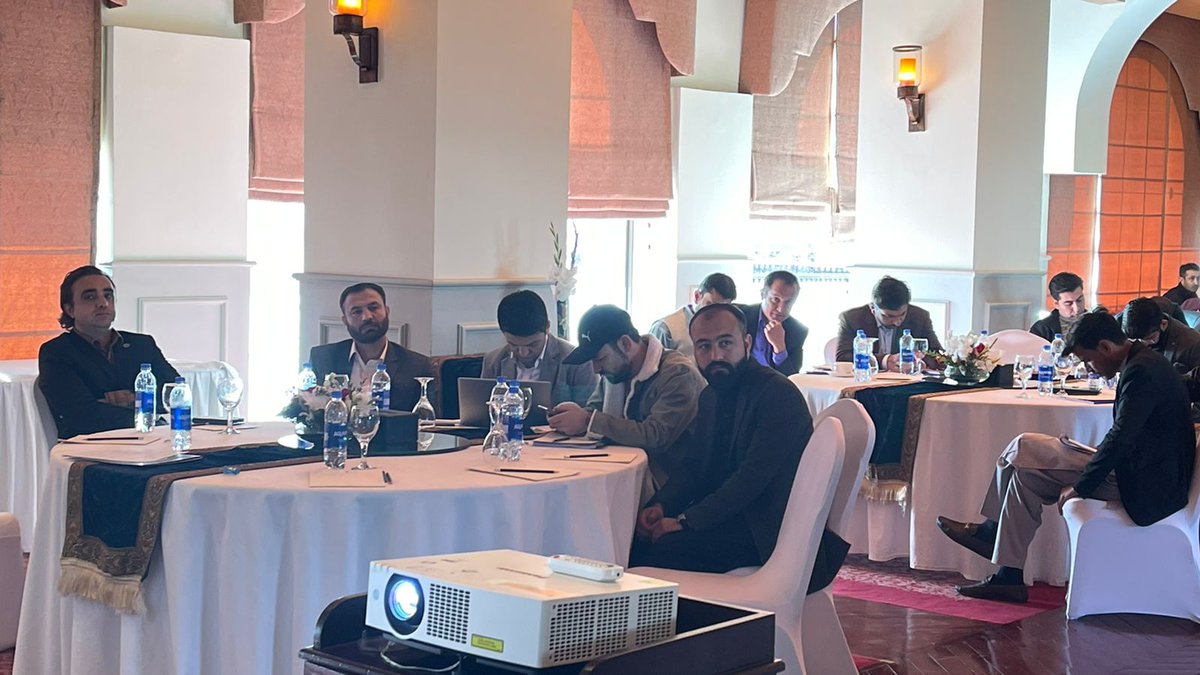 Glof2Pakistan's tweet photo. @Glof2Pakistan continued with EWS training on 2nd day with more hands on demo on assembling of data loggers and system architecture. 2nd day opening was done by DG @gbdma, @Kamaluddinqamar and DG @Epa_KP, Anwar Khan. The training will continue until 14th Feb 2023. https://t.co/R9r6ifcGcO