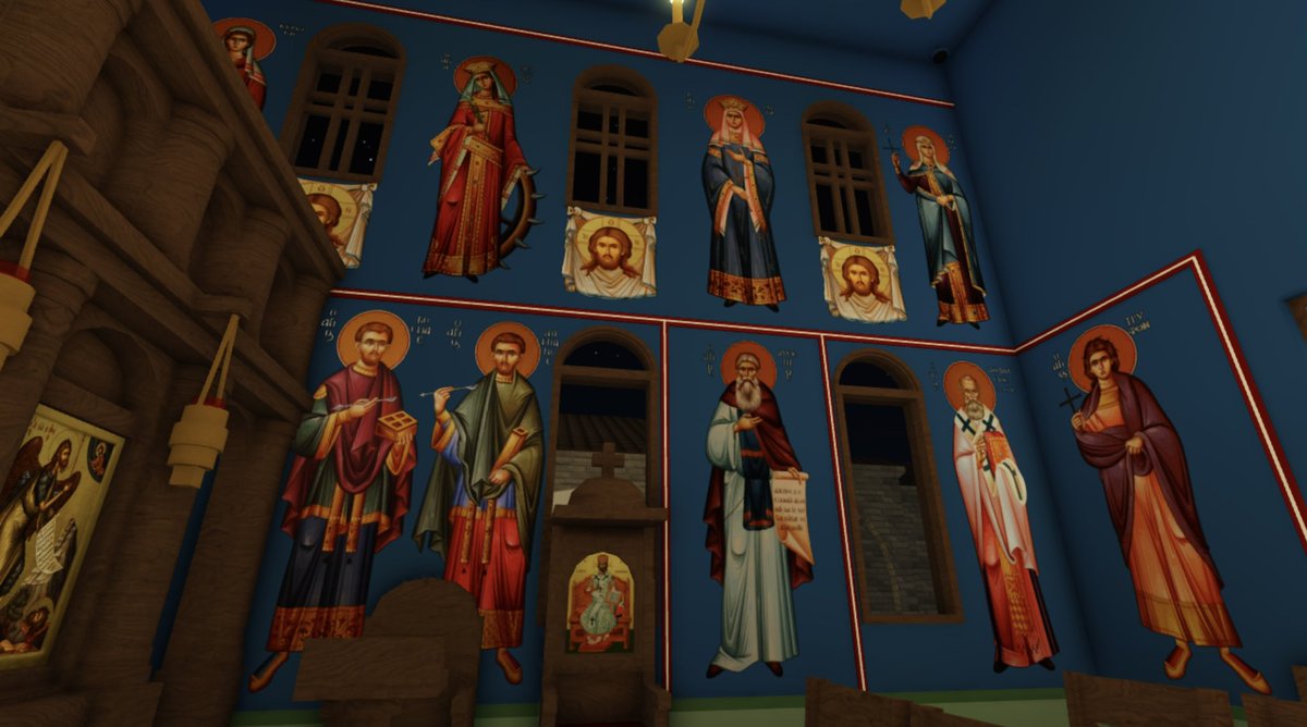 GOARCHBLOXBURG's tweet photo. Holy Cathedral of Panagia Soumela

Here is the complete Iconography inside our main Cathedral, what do you guys think? https://t.co/uuNcNiTQtB