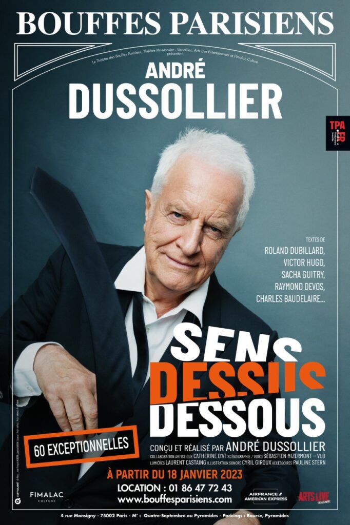BlancheAurore's tweet photo. Un dimanche au théâtre avec les mots d’Hugo, Guitry, Devos, Baudelaire, Dubillard… et la voix d’André Dussollier ❤️ #sensdessusdessous @bouffesparis https://t.co/0q7Rws8WNC
