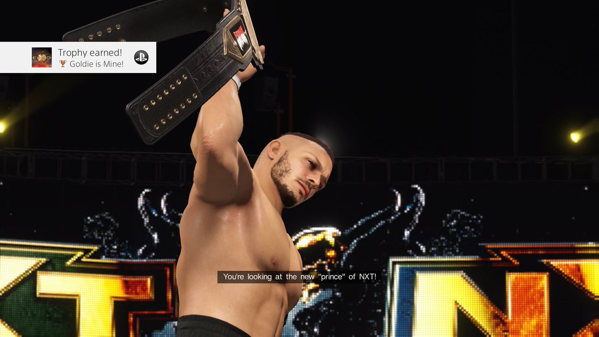 JsAverage's tweet photo. WWE 2K22
Goldie is Mine! (Bronze)
Win the NXT Men’s Championship in MyRISE. #PS4share https://t.co/koFX4OOzyY https://t.co/bcUfFly852