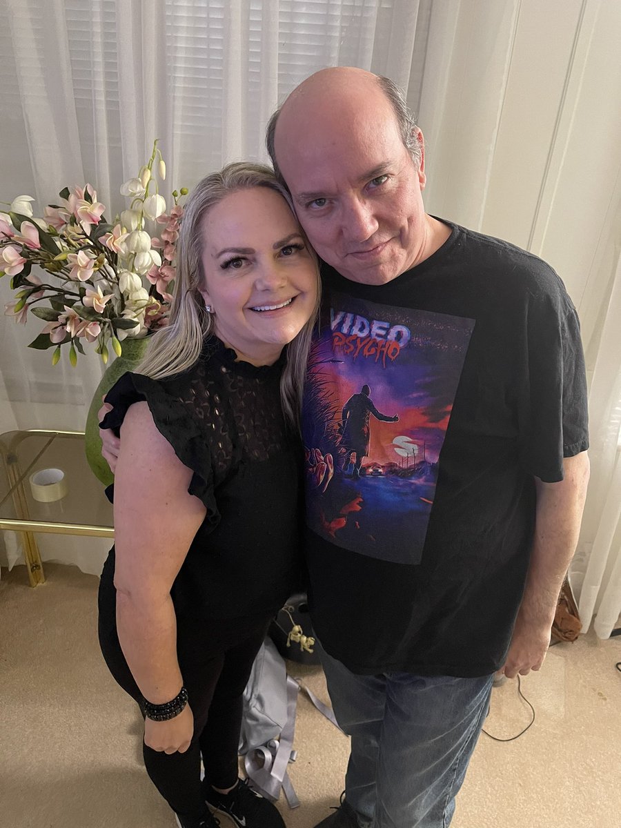 Djkary8's tweet photo. On the ‘Cheater, Cheater’ set with Heidi Alvord, who was in my first movie ‘Video Psycho’… so much fun to work together again after 26 years! #CheaterCheater #VideoPsycho #HorrorMovie #IndieHorror #HorrorFans #HorrorCommunity #Yakima #FYP #MakingMovies #BehindTheScenes https://t.co/BWfe9WeqCy