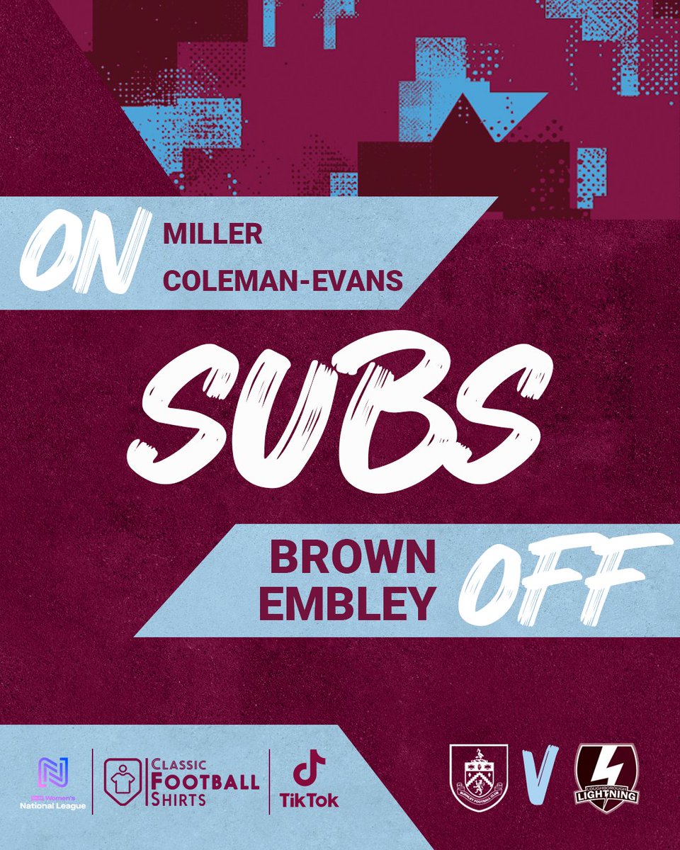 BurnleyFCWomen's tweet photo. 72' Lara Miller is on for her debut, coming on alongside Amaya Coleman-Evans in place of Alanta Brown &amp; Leah Embley

1-0

#BURLOU https://t.co/ZcS0t3nNbM