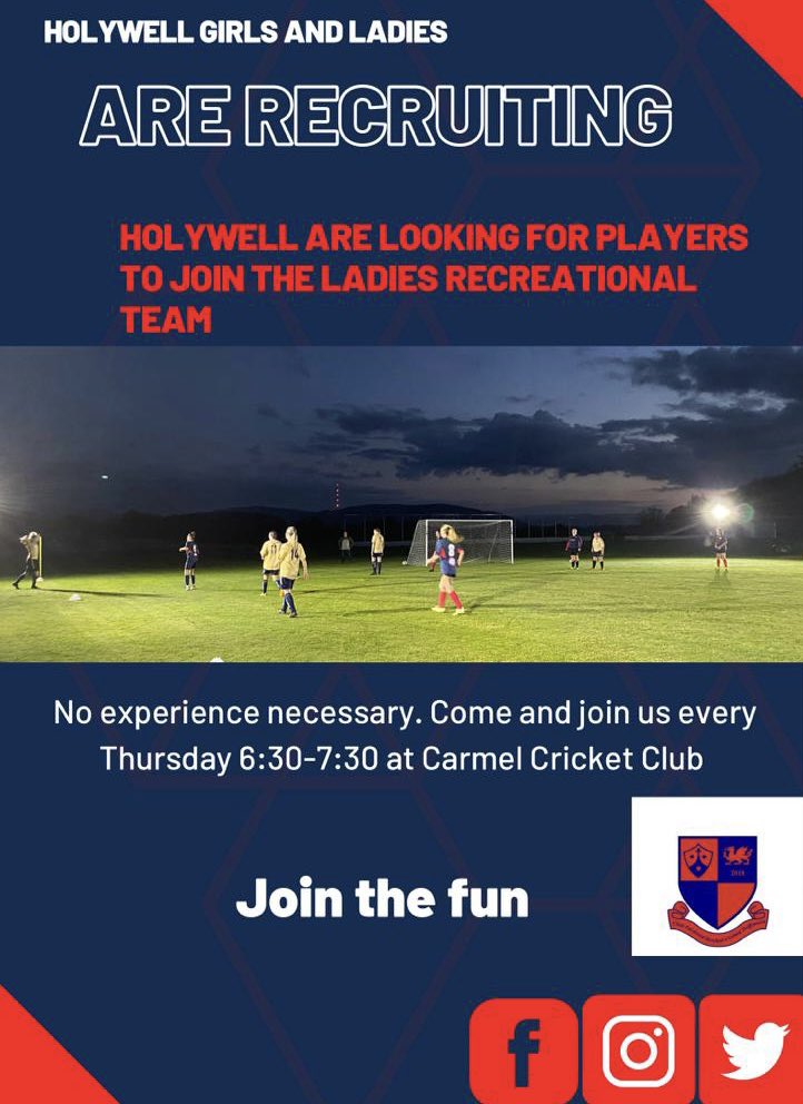Holywell FC Girls & Ladies (@holywellfc) on Twitter photo 