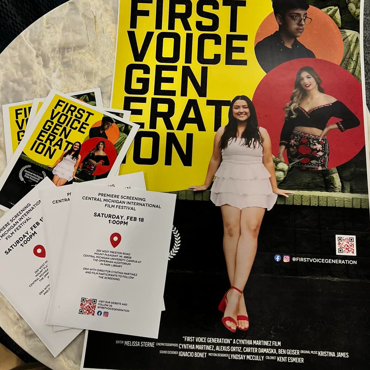 You might recognize a few of these kids... Don't miss this great documentary featuring Holland High Alumni. #firstvoicegeneration premieres Saturday at the CMU International Film Festival. hollandpublicschools.org/Core/News/Arti…