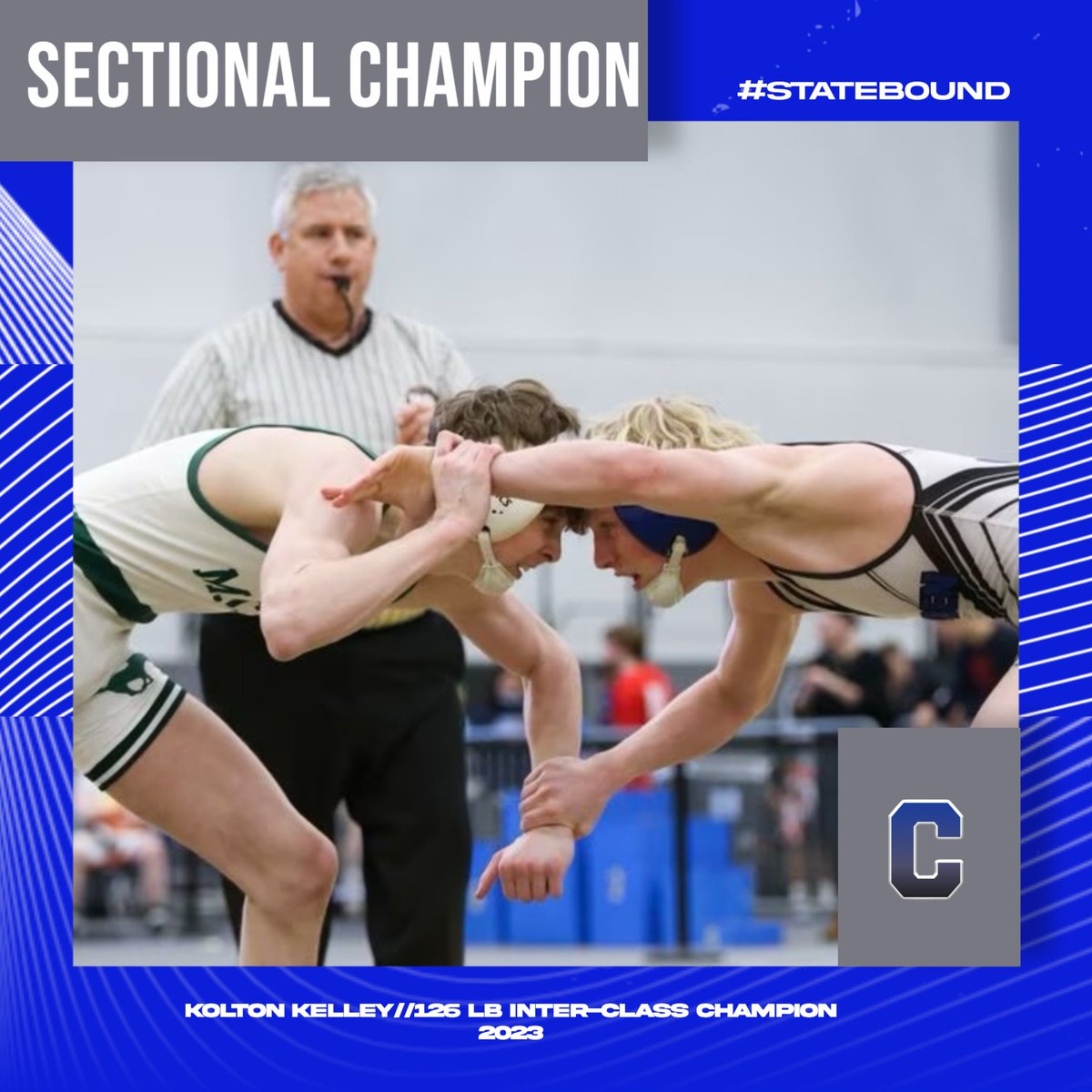 CamdenBlueDevil's tweet photo. Congrats to Kolton Kelley for winning the 126 lb division at yesterday's Inter-Class Sectional Tournament. With this victory, Kolton has qualified for the NYS Tournament. He will be joined by teammate Sean Seymore, who took home true 2nd place in the 152 lb division. https://t.co/xYCTmckguG