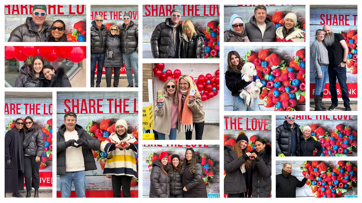 SlavensFreeman's tweet photo. Couldn't ask to work with a more amazing group of people! #sharethelove
#FoodBankDrive #FoodBank #torontorealestate #community #volunteer #slavensrealestate #slavens https://t.co/vnK40xQmcC