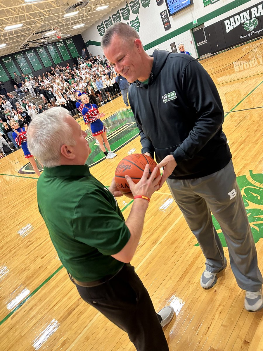 It’s bigger than wins and loses. It’s all about the people, the relationships. Thanks <a href="/boyshoopsbhs/">Badin Basketball</a> seniors (<a href="/PateGoldberg/">Pate Goldberg</a> <a href="/DecelloDiego/">Diego DeCello</a> <a href="/solazzo_nick/">Nick Solazzo</a>) and thank you Coach to your 30+ years of dedication to developing good young men.