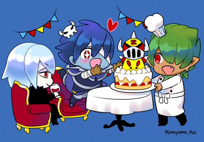 #Deuil_スマイル誕2023 #popn_art スマイル君お誕生日おめでとう過去の誕生日絵まとめです。 