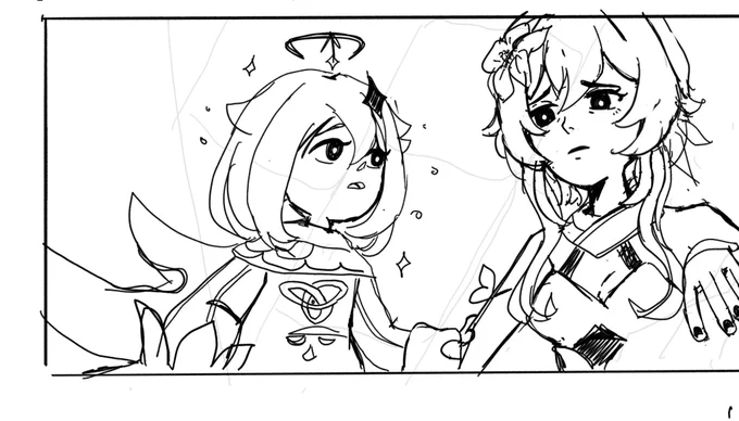 ayoooo??? my best paimon so far will just be on a random comic panel???😭 