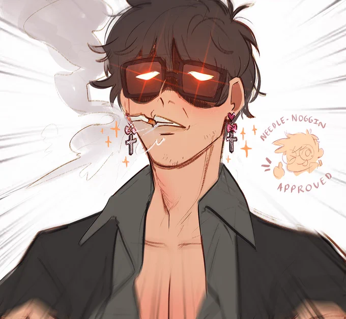 wolfwood gets piercings (𓁹◡𓁹)#trigun #TRIGUNSTAMPEDE 