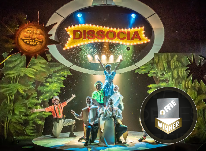 OffWestEndCom's tweet photo. Set Design is presented by @CatherineWest1. And the winner is… Grace Smart @grace_smart “The Wonderful World of Dissocia” at @stratfordeast https://t.co/BaM1O8Z29g
