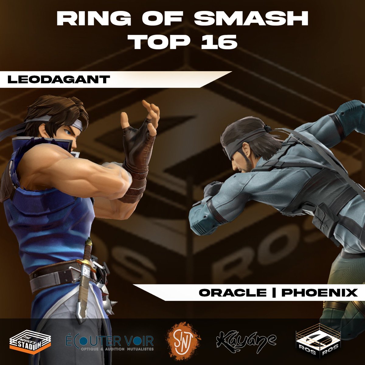 SINJCrew's tweet image. Losers TOP 16 #ROS3 :
@SolidOuss vs @Leodagant2 
 
➡️ twitch.tv/joystick_asso