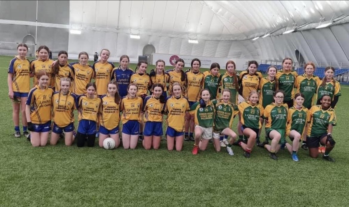 LeitrimLGFA's tweet photo. Our U14 squad of 35 were in Connacht GAA Centre of Excellence yesterday where they played games against @Clarelgfa
Great experience for the girls 💚💛

#CantSeeCantBe #gaadevelopment #LeitrimLGFA https://t.co/ttJSdHYwGU