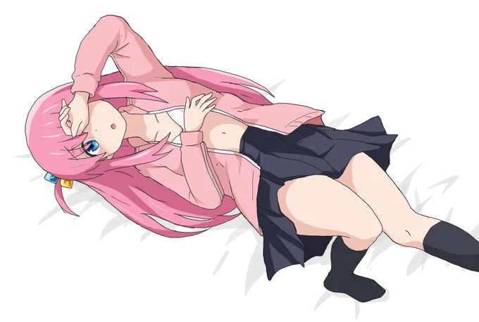 無防備ぼっち抱き枕風#ぼっち・ざ・ろっく 