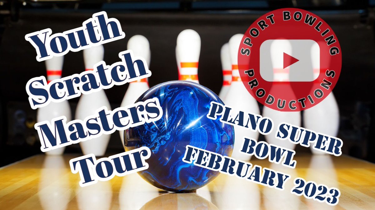 We are LIVE now at Plano Super Bowl- Youth Scratch Masters Qualifying-
YouTube- Sport Bowling Productions