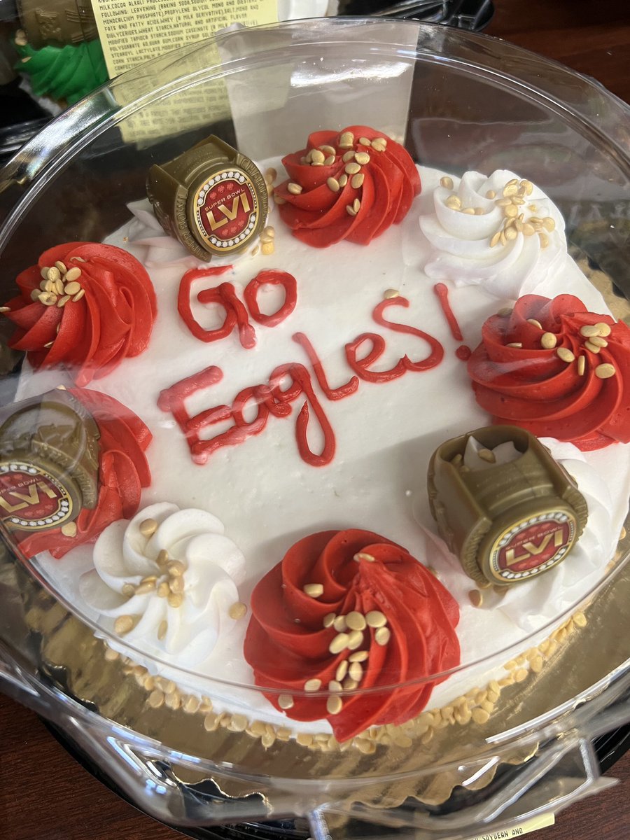 Someone at Safeway made a mistake… 

#SuperBowl #ChiefsKingdom #FlyEaglesFly