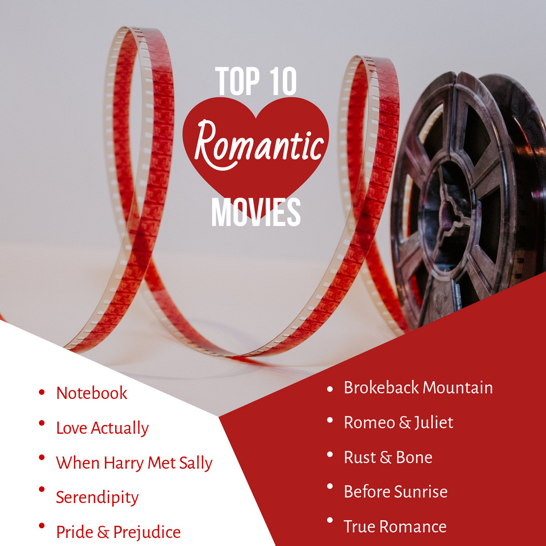 HeartmanLisa's tweet photo. Valentine's Day is this Tuesday. Here are some romantic movies to set the mood. Do you have a favorite? ❤️ https://t.co/H8czNGKb7C