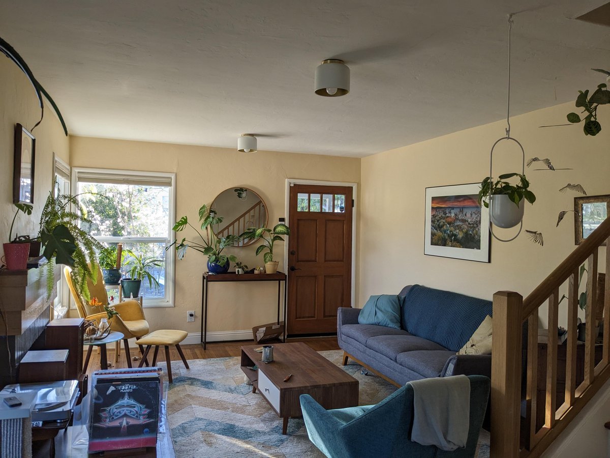Living Spaces on Twitter ""Living Room, Oakland, California""