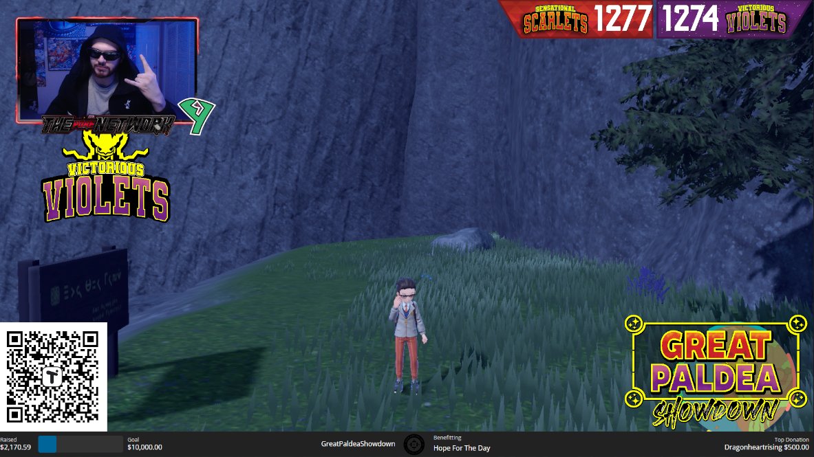 DarkMastrSpence's tweet photo. Day 3 of the #GreatPaldeaShowdown is heating up BIG TIME! It's neck and neck so it's anyone's game! Let's also raise some money for #charity! #PokemonScarletViolet #ShinyHunting #ShinyHunter #PlayingWithViewers #CommunityEvent #VictoriousViolets
🔴https://t.co/dJOQCjhuhU https://t.co/Ht5jnbNBUC