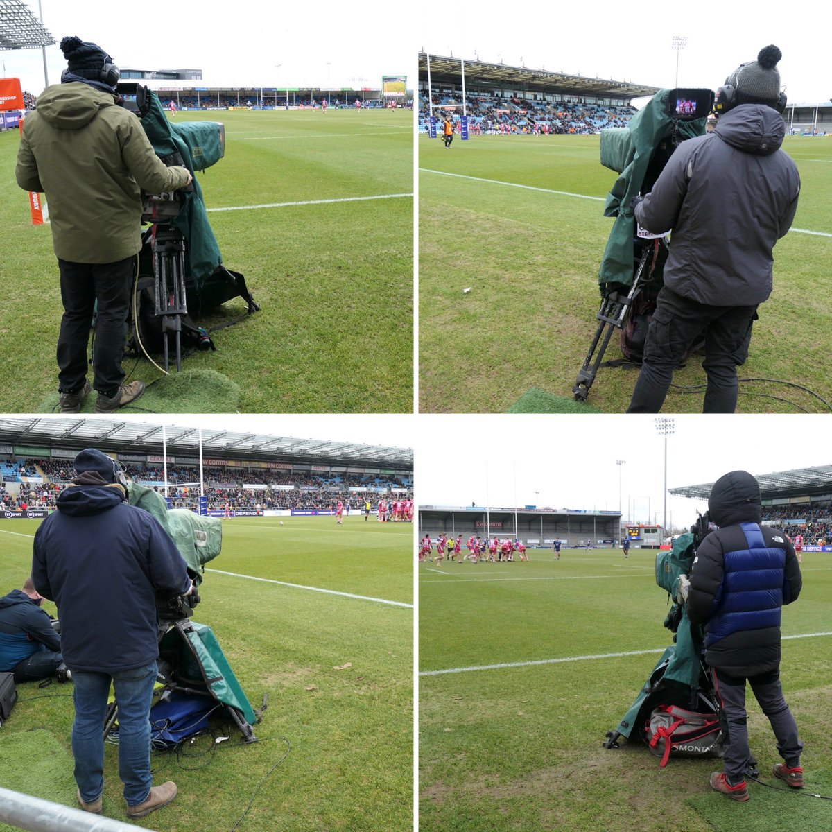 stevechalles's tweet photo. Exeter Chiefs v Sale Sharks in the Premiership Rugby Cup semi-final at Sandy Park - covered by @EMGLiveUK Nova 114 OB Unit for BT Sport
Exeter convincing 46-3 winners
#outsidebroadcast #EMG #EMGLiveUK @BroadcastRF #BroadcastRF #EMGConnectivity #ExeterChiefs #SaleSharks @JPFTVS https://t.co/Og7vE9Md8C