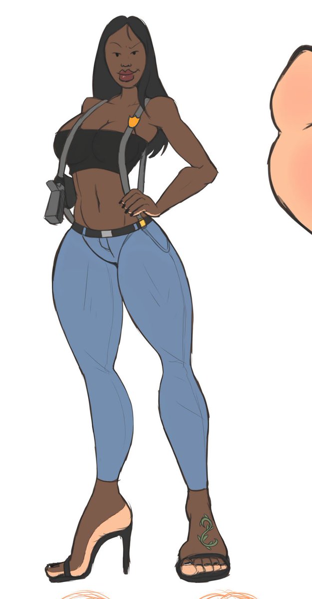 Drawing furries is nice, but I do have some human crushes who I have my eye to draw again: Tats McCree, Yoly, Yenny Lopez and my own Ashley McKenzie. So many lovely ladies I cant decide who to do first