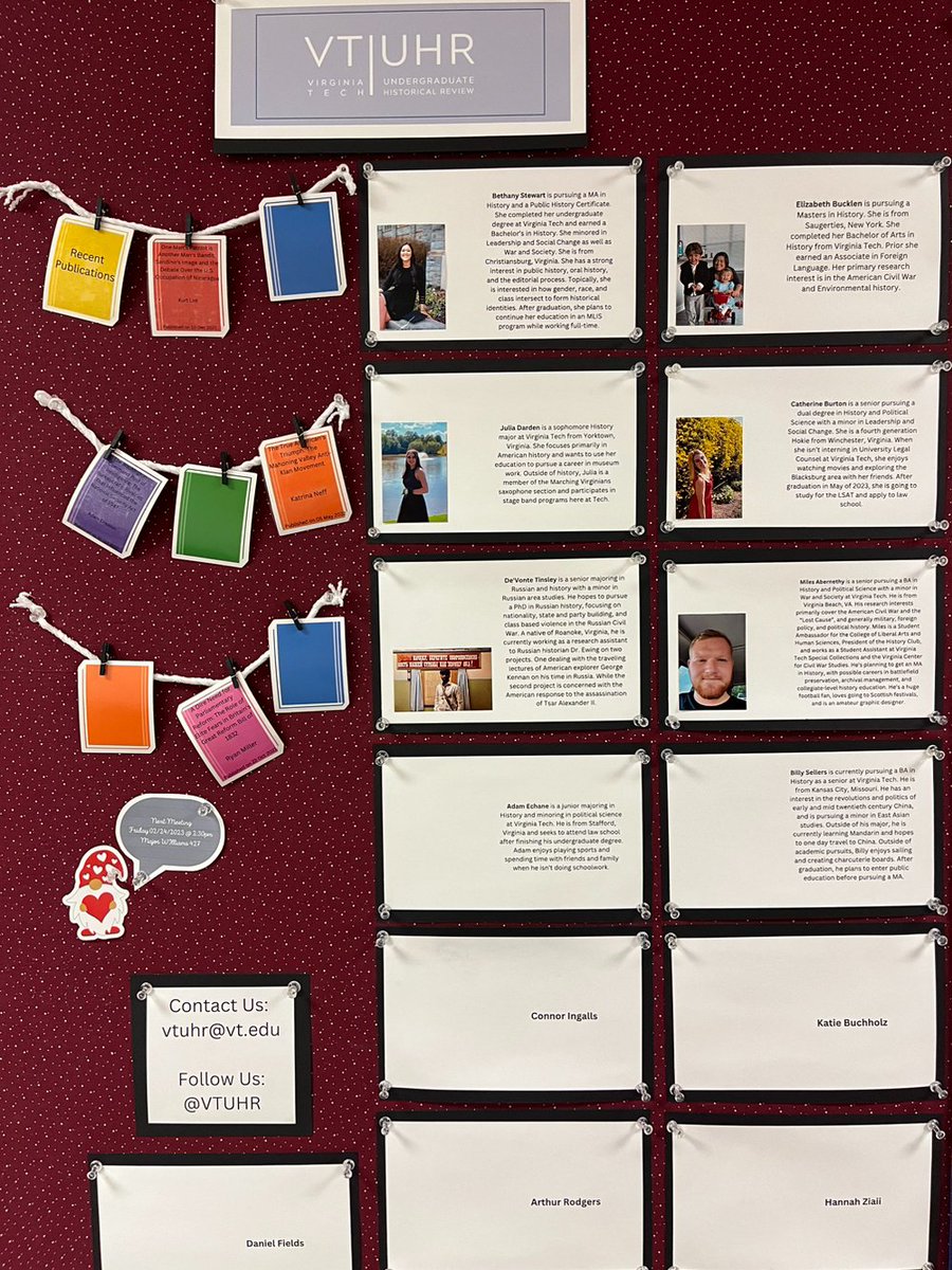 Virginia Tech Undergraduate Historical Review tweet media