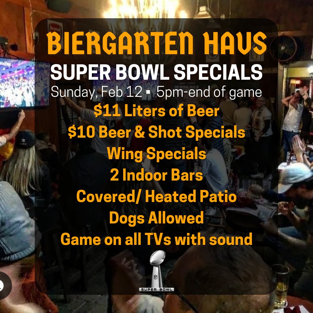 biergarten_haus's tweet photo. 🍻🍗🏈 Let's go‼️ https://t.co/2ASkCJAE5l