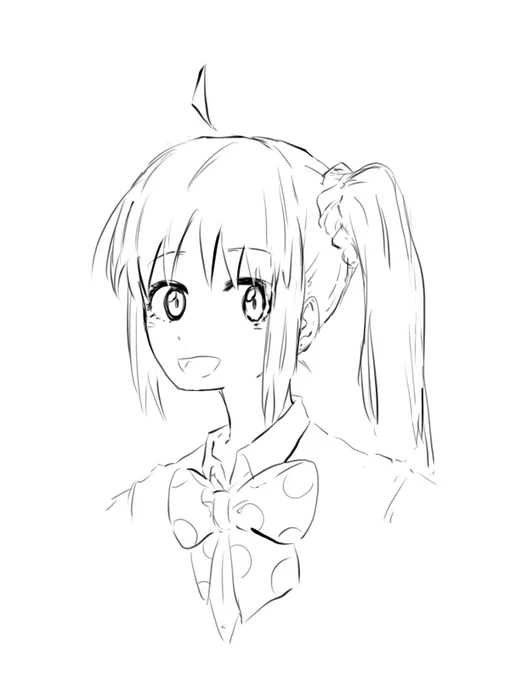 新しいペンの練習 