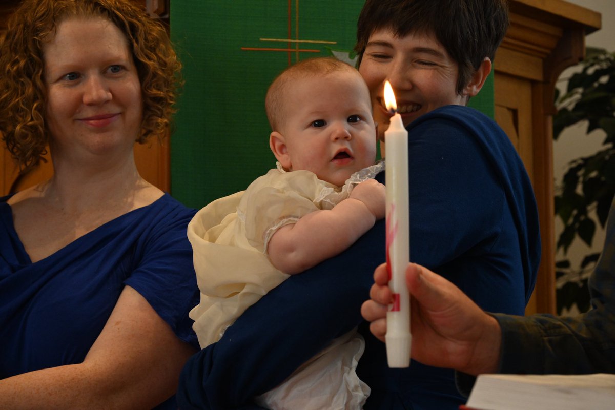 abtbishoplarry's tweet photo. Wonderful to be with Nazareth Lutheran, Standard, February 5 and Pr. Kate and Brady Zaiser, and Alliott, for the baptism of Orson August Zaiser, child of God. #abtsynod #myelcic https://t.co/b8Ebzsqvbg