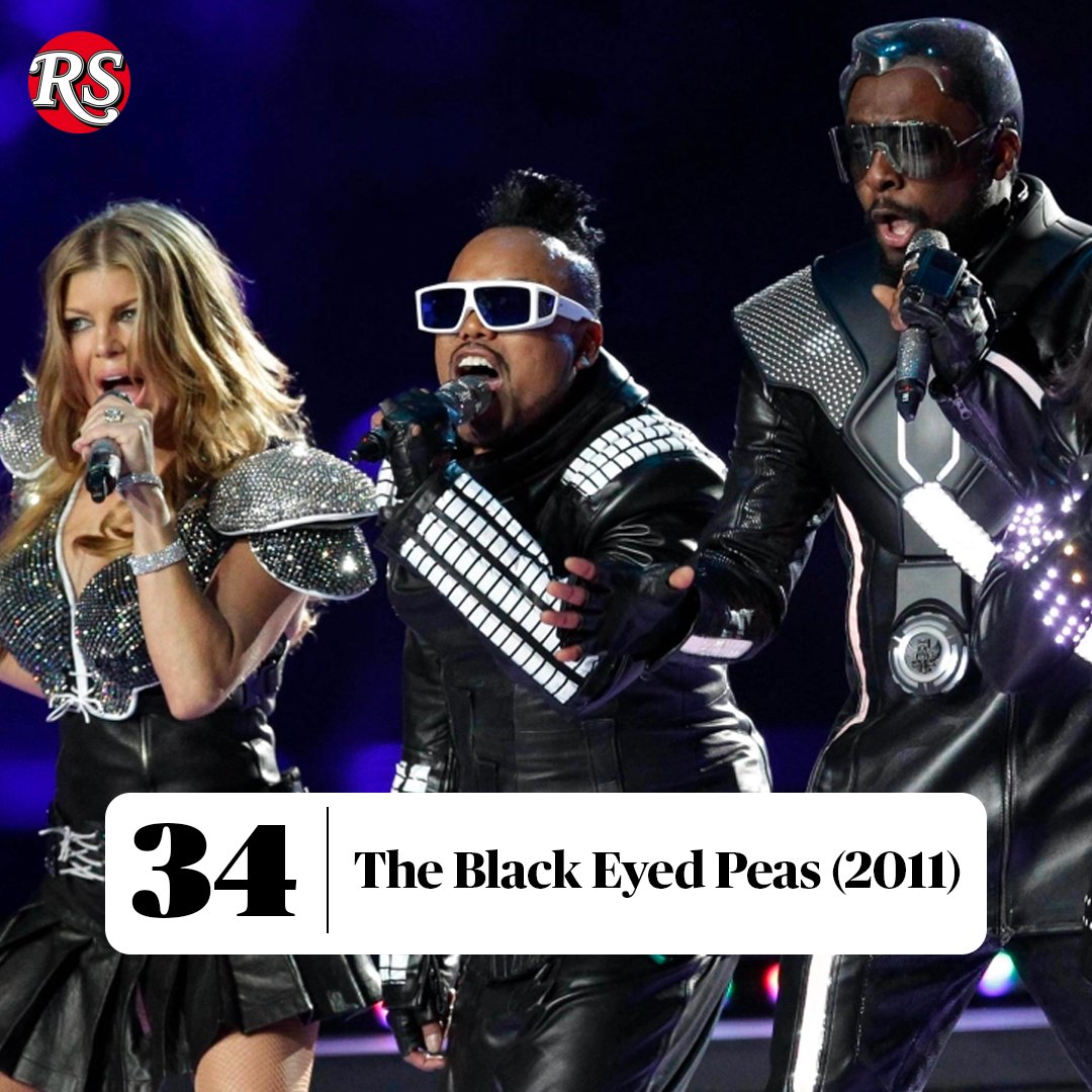 Rolling Stone on X: 'Last — The Black Eyed Peas (2011) 'The worst. Just the  worst. Watching at the time, you instantly knew you were witnessing  something magical and special – like