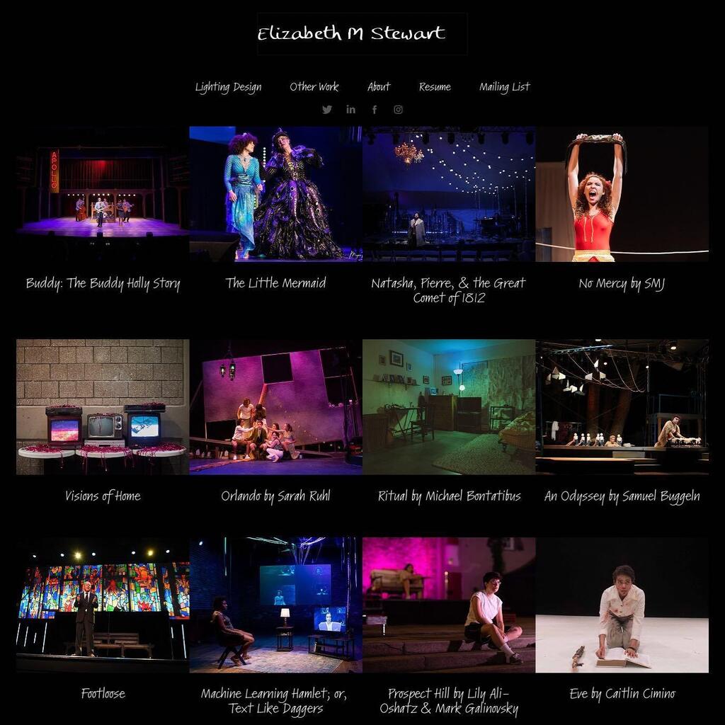 LizMStewart's tweet photo. https://t.co/2dbPX7TLds A bit later than I usually try for, but I updated my website with projects from 2022! 5 new shows got added. Can't wait to add more for 2023! • Link in bio if you want to check them out! https://t.co/E68y3FRTuo