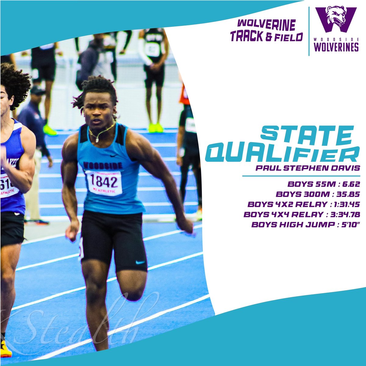 WoodsideTrack's tweet photo. Over 15 athletes made states for the 2022-2023 indoor season!! Come check us out at Virginia Beach sportplex February 24th and 25th🫡 https://t.co/VNO3rHfzyC