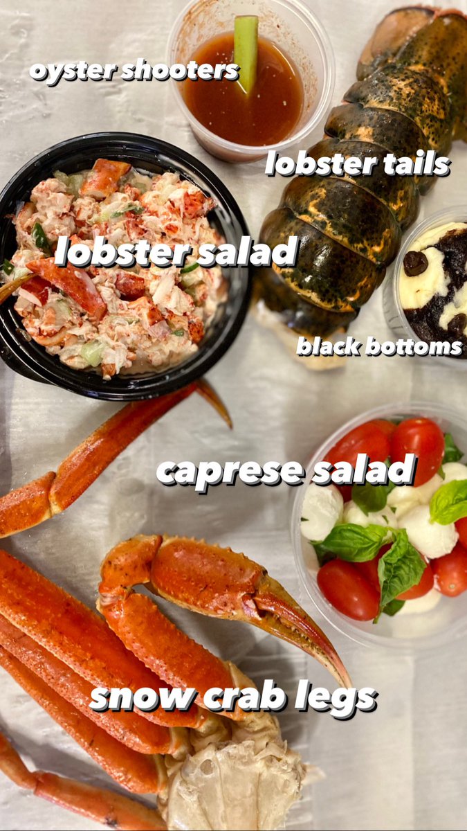 PappasSeafoodCo's tweet photo. Lobsters, oysters, and sweets- oh my!

Don’t forget about our special menu this weekend! We have caprese salads, oyster shooters, snow crab legs, lobster tails and more!

Wow your sweetie with the best seafood in MD, call 410-665-4000 to place your order today💖 https://t.co/smE3hWbb2S
