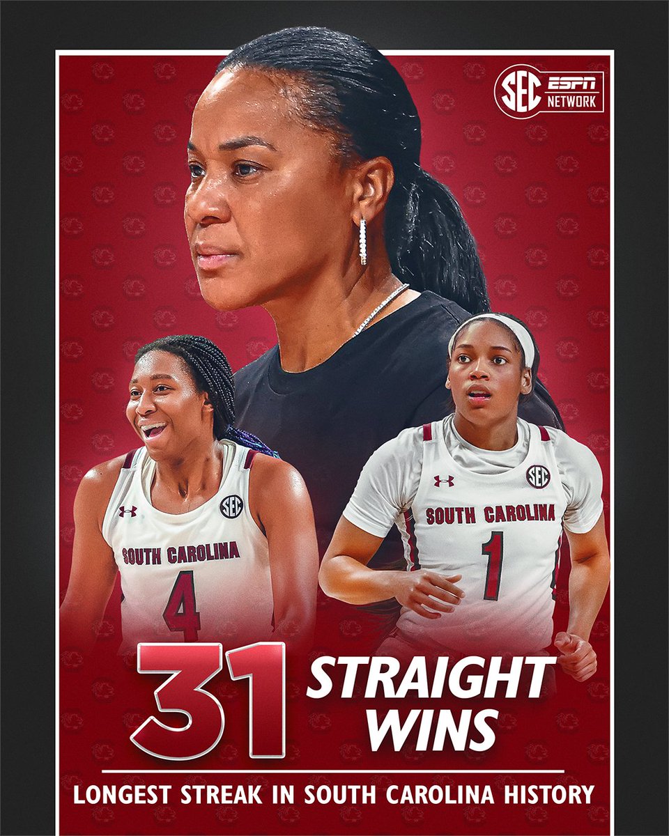 THE ONLY UNDEFEATED TEAM IN COLLEGE BASKETBALL: 

<a href="/GamecockWBB/">South Carolina Women's Basketball</a> 😤