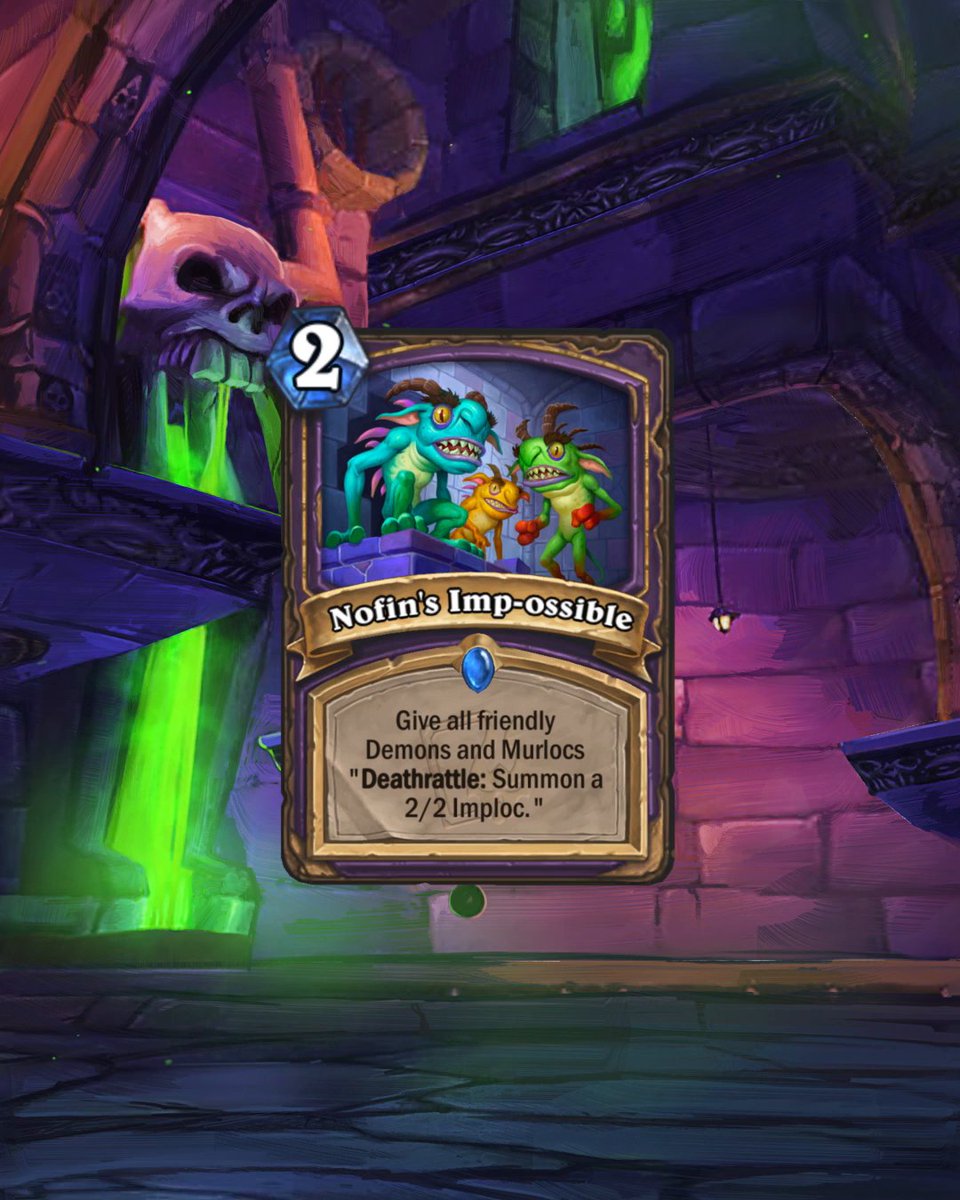 Hearthstone on Twitter "The Warlock's return shall grind your bones to