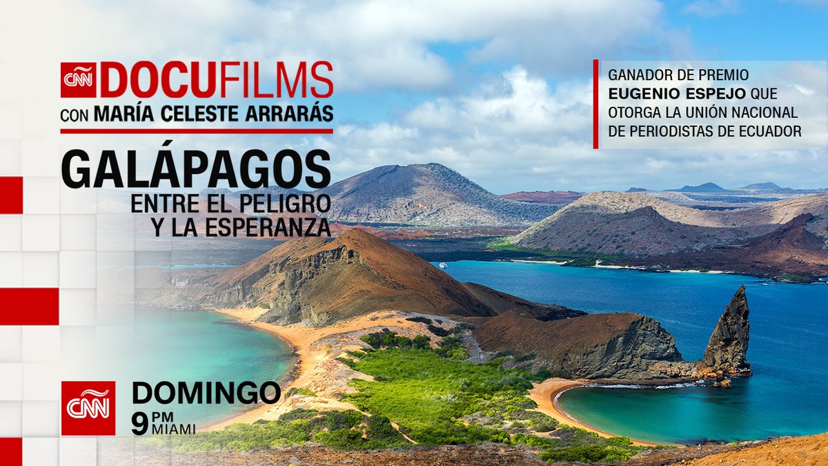 El documental de CNN "Galápagos: entre el peligro y la esperanza" recibió el premio Eugenio Espejo en #Ecuador. Es una visión exclusiva de la preservación de especies en peligro de extinción durante el covid-19. Hoy a las 9 p.m. (Miami) <a href="/MariaCeleste/">Maria Celeste</a> <a href="/anniecanizares/">Ana María Cañizares</a>