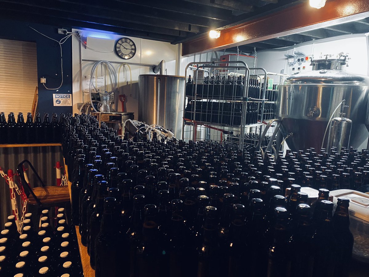 Bottling day at the brewery; looking forward to the season ahead 🍻🍻 #shoplocal #localbeer #brewerytours #VisitWaterville #FillYourHeartWithIreland #Waterville #Ireland #RingOfKerry #SkelligCoast #drinkresponsibly #mcgillsbrewery