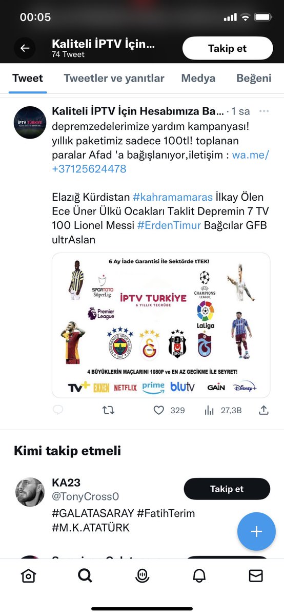 fenolif's tweet photo. İnsanları kandırıyorlar, dolandırıcılar!!!
⁦@EmniyetGM⁩ ⁦@TC_icisleri⁩ #deprem #yardım #ahbap https://t.co/TlK73WT5sx