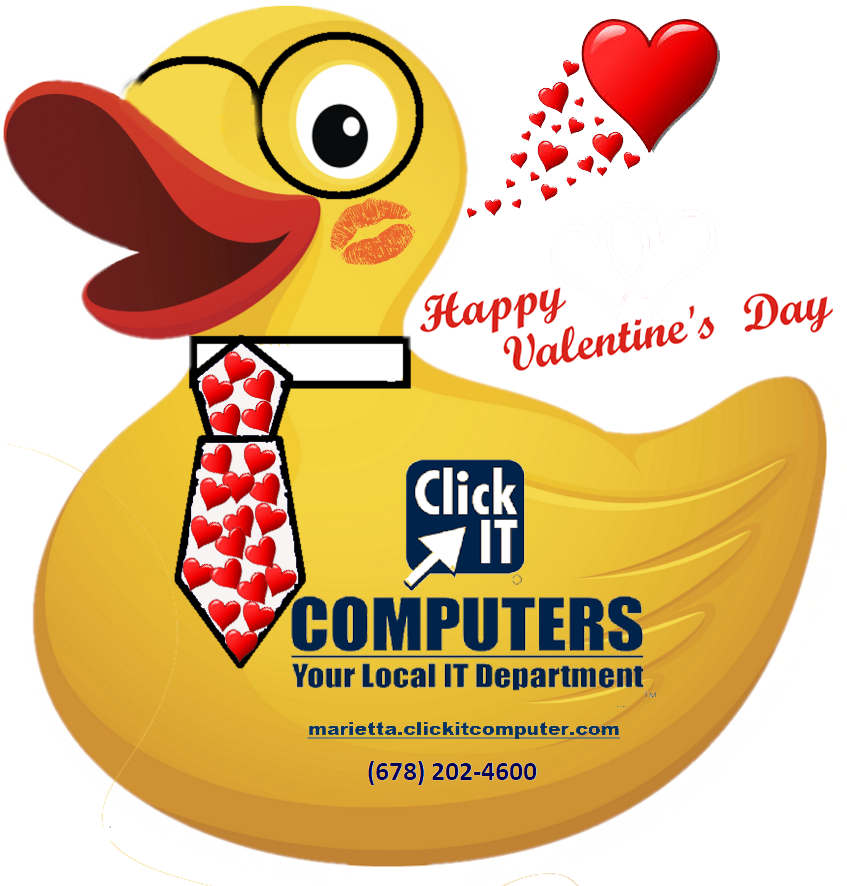 ClickItMarietta's tweet photo. Happy Valentine's Day from Click IT of Marietta!  Having trouble sending a special digital message to your sweetheart?  Contact us to help! https://t.co/aHGrhLkgmm