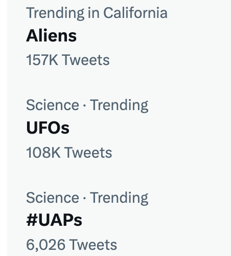 Coyotl2021's tweet photo. If you fell for: #FakeColdWar or the #FakeWarOnTerrror or #FakeClimateScience or #FakeCovidScientism then, at the very least...please don't fall for the coming #FakeAlienInvasion https://t.co/2UhgrKCywq