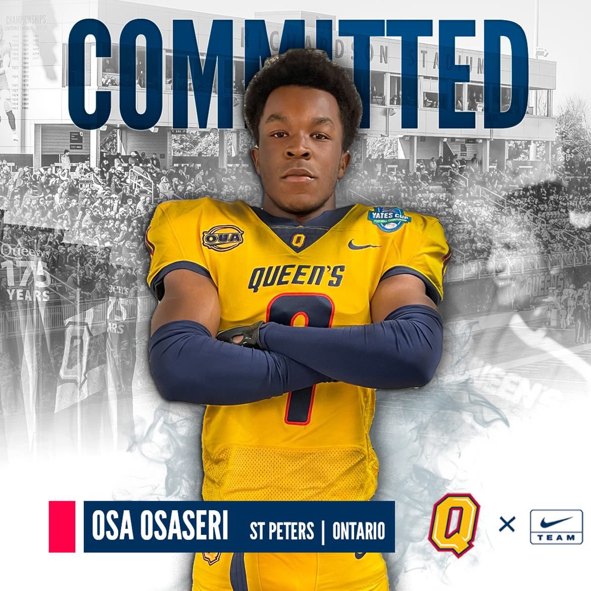 Next Chapter 
<a href="/SteveSnyderQ/">Steve Snyder</a> <a href="/CoachDezan/">Travis Dezan</a> <a href="/CoachNezQU/">Coach Nesbitt</a> <a href="/davelave95/">Dave Lavey</a> <a href="/Queens_Football/">Queen's Football</a> <a href="/queensgaels/">Queen's Gaels</a>