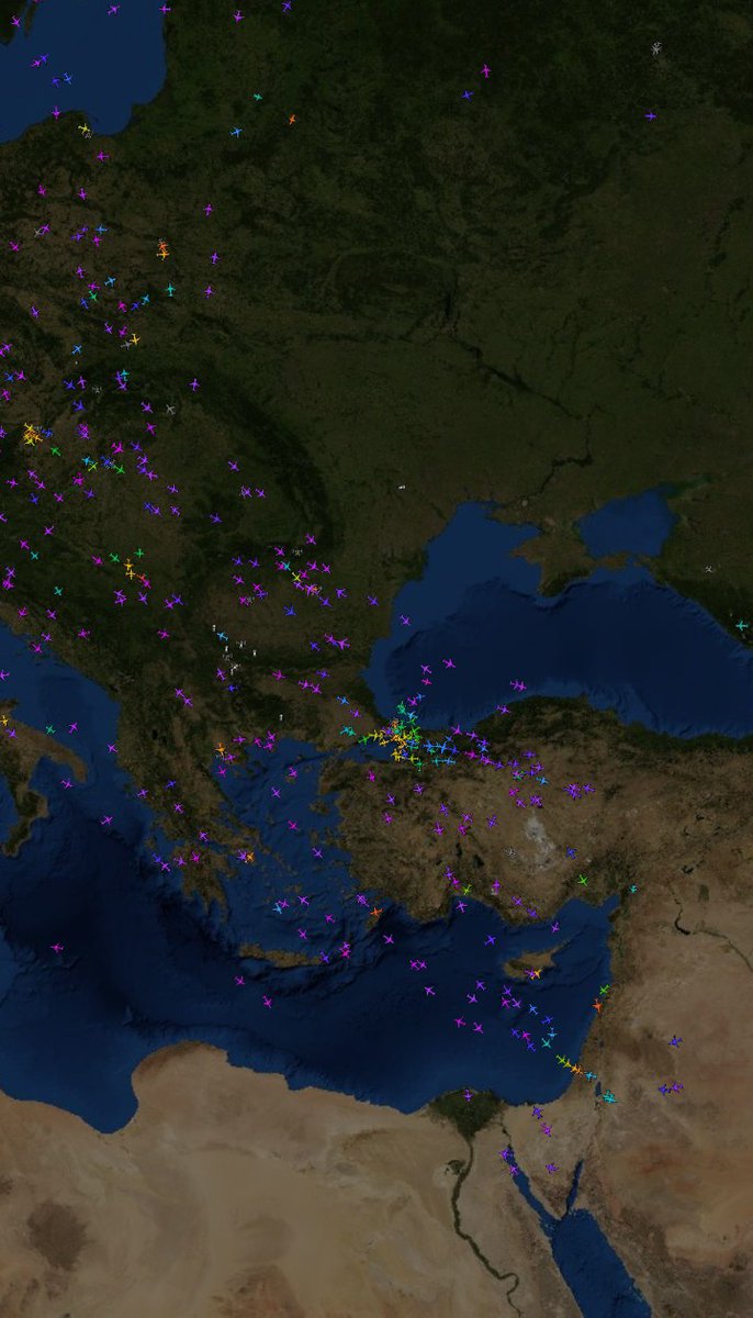 Oceanworldfree's tweet image. &quot;No-Fly -Zone&quot; in the world at this time

#FlyingObject
#UnidentifiedFlyingObject
#UFO
#ChineseSpyBalloon