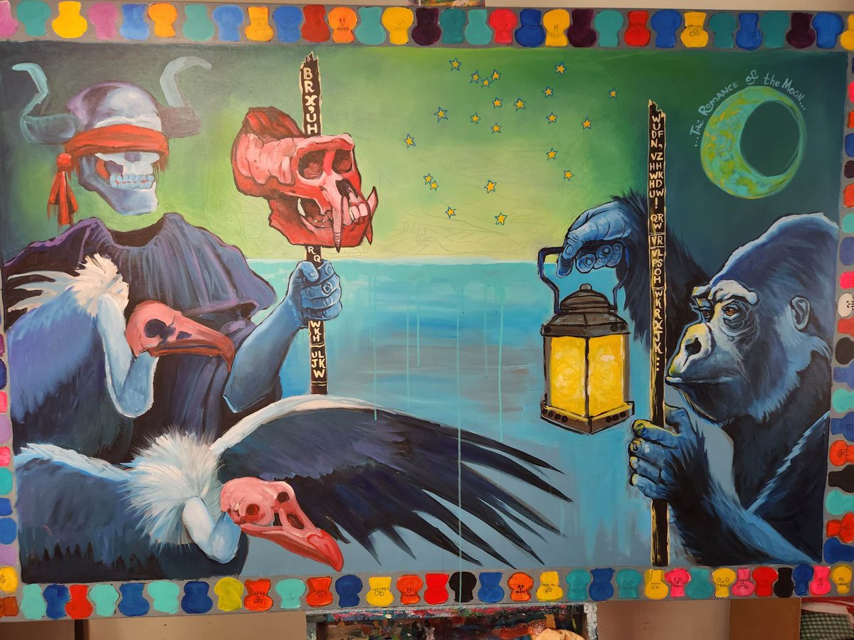 Update, Painting is starting to come together more, Join us and figure out the puzzles embedded within to win the painting!

youtube.com/watch?v=Ce_6kA…

#Art #EVENT #Painting #YouTube