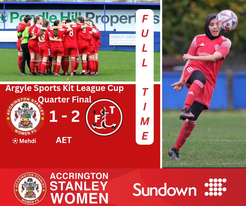 ASWFCofficial's tweet photo. Full time as we bow out of the league cup against higher level opposition. We now out with pride!  Dominant at times whilst also needing to dig in. We will have post match reactions soon @AmazingAccy @HerGameToo_ASFC @SundownSolLtd @officalassc1 https://t.co/6UiDaTTmwS